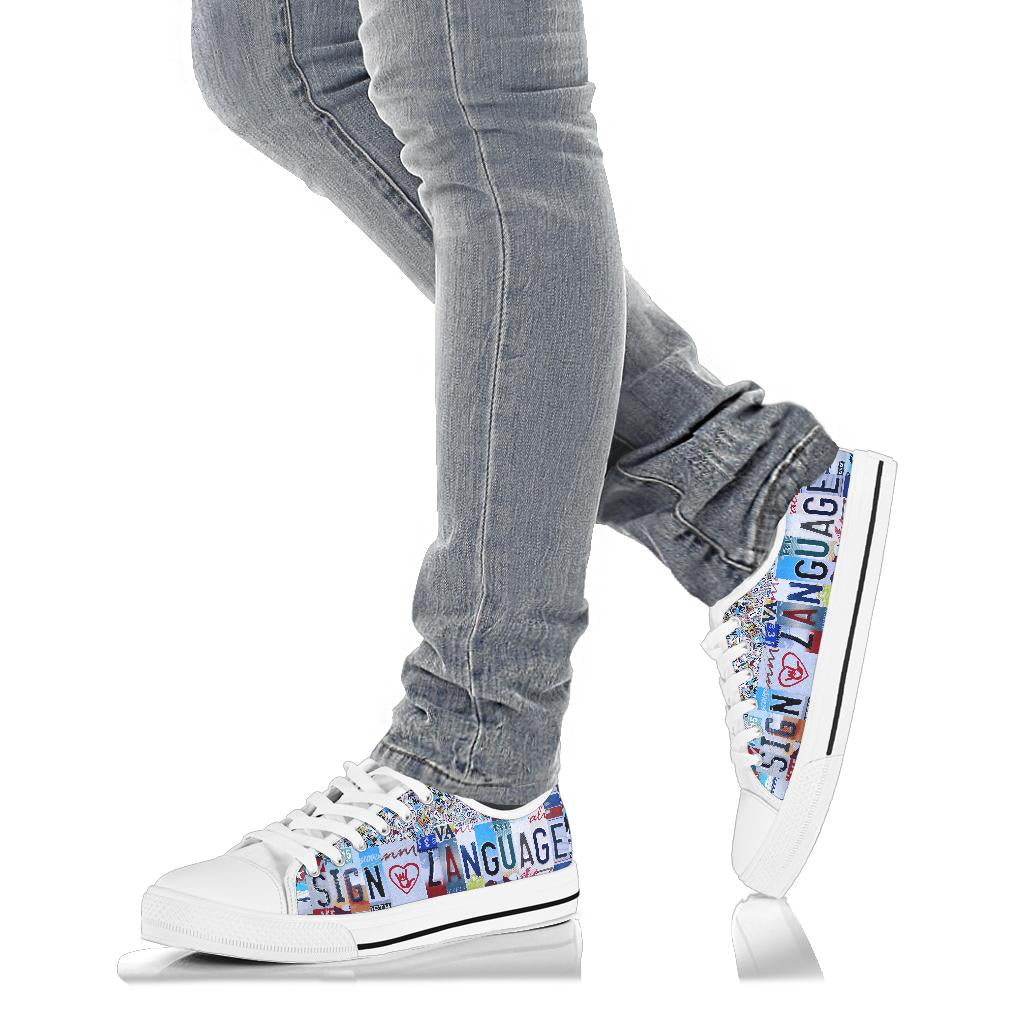 Sign Language Low Top - TrendifyCo