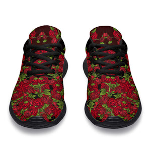 Red Roses Sport Sneakers - TrendifyCo