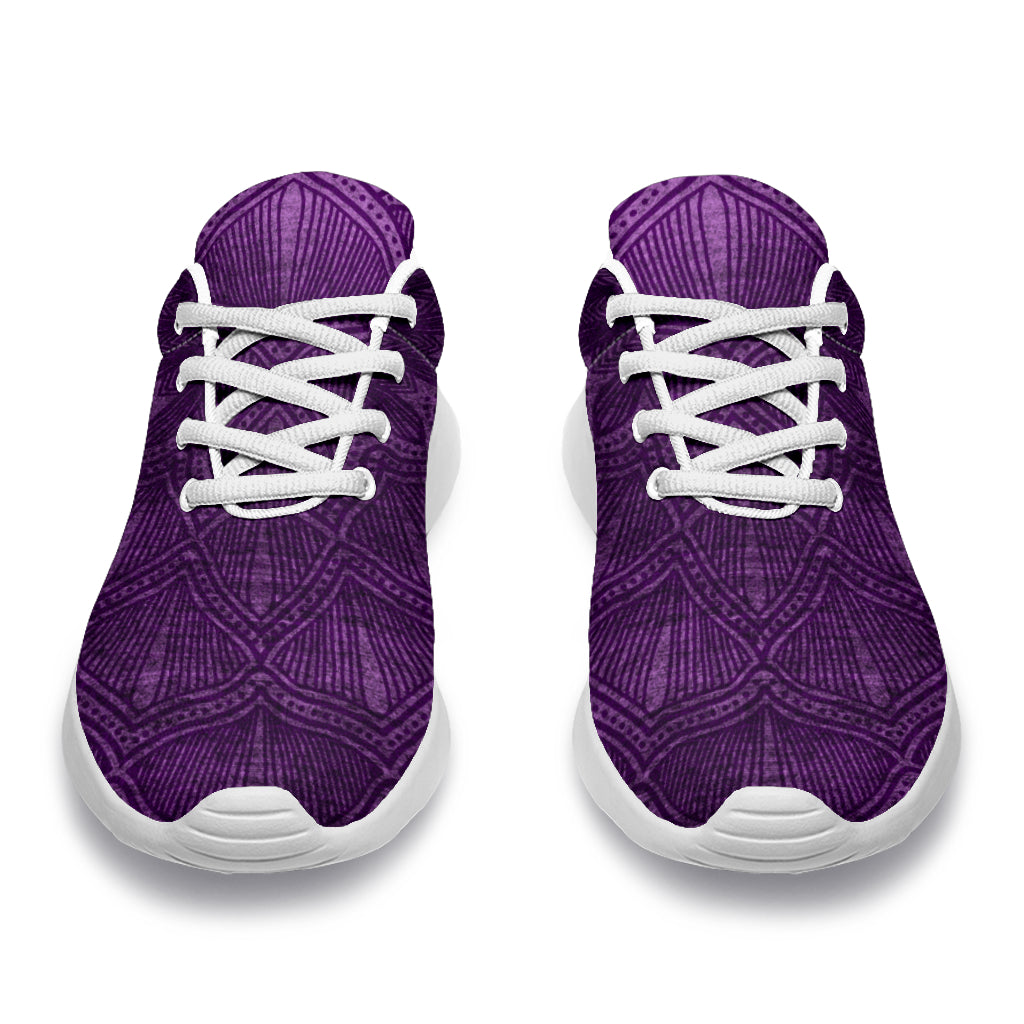 Purple Mandala Sneakers