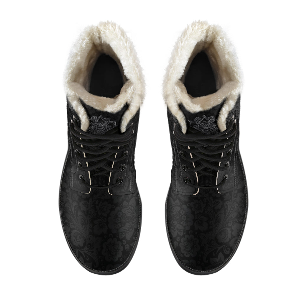 Elephant Faux Fur Boots - TrendifyCo