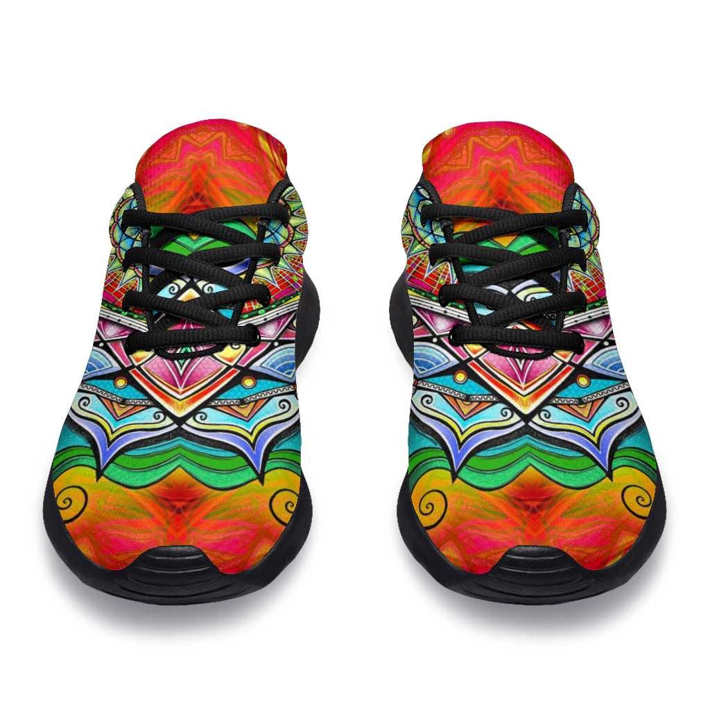 Mandala #Sunrise Custom Sneakers