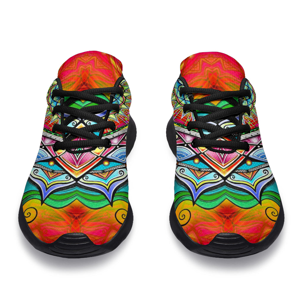 Mandala #Sunrise Custom Sneakers