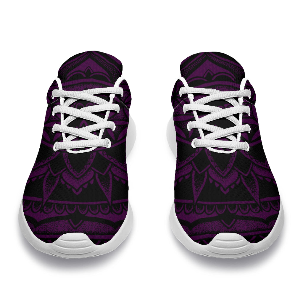 Purple Flower of Life Sneakers
