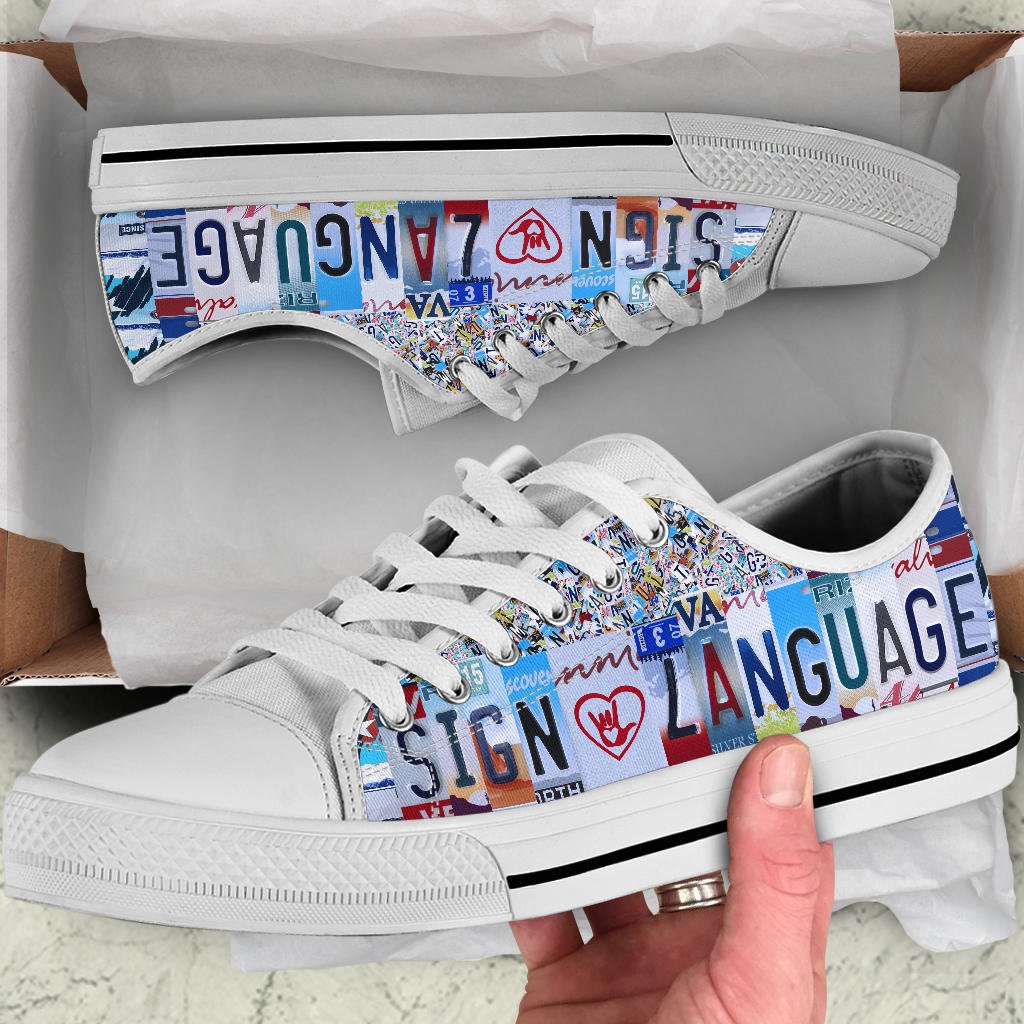Sign Language Low Top - TrendifyCo