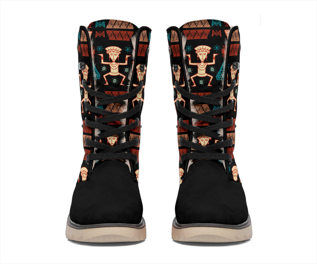 Aztec Tribal Polar Boots