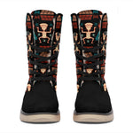 Aztec Tribal Polar Boots