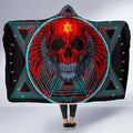 Red Skull - Hooded Blanket