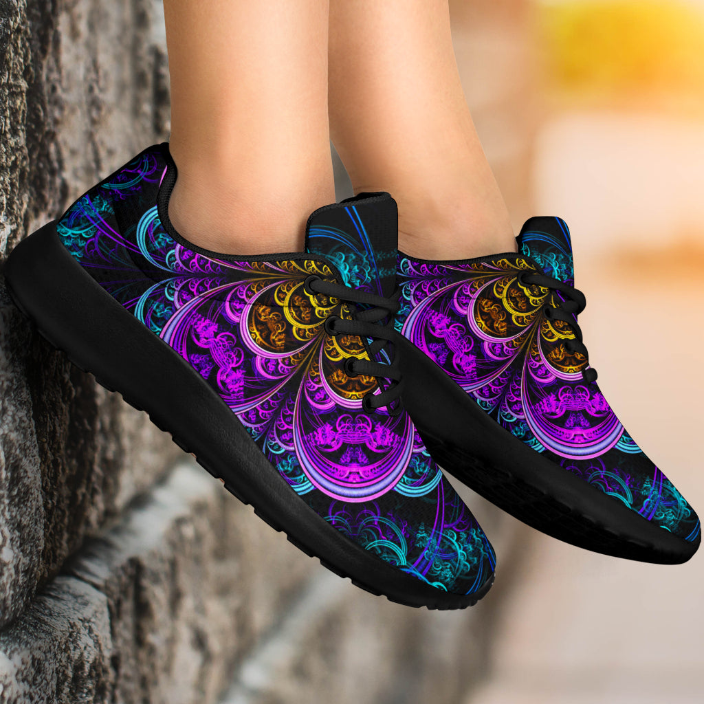 Fractal Flower Sport Sneakers - TrendifyCo