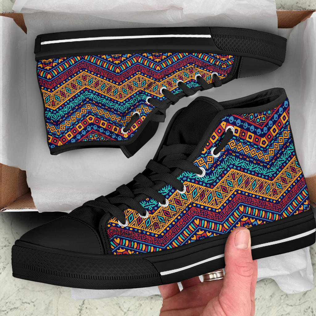 Ethnic Pattern High Top - TrendifyCo