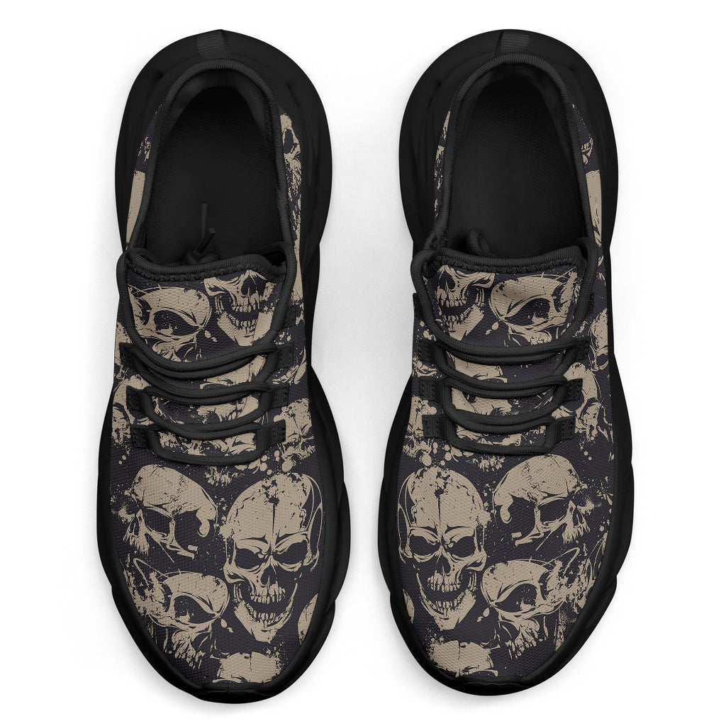 Grey Skulls Sneakers