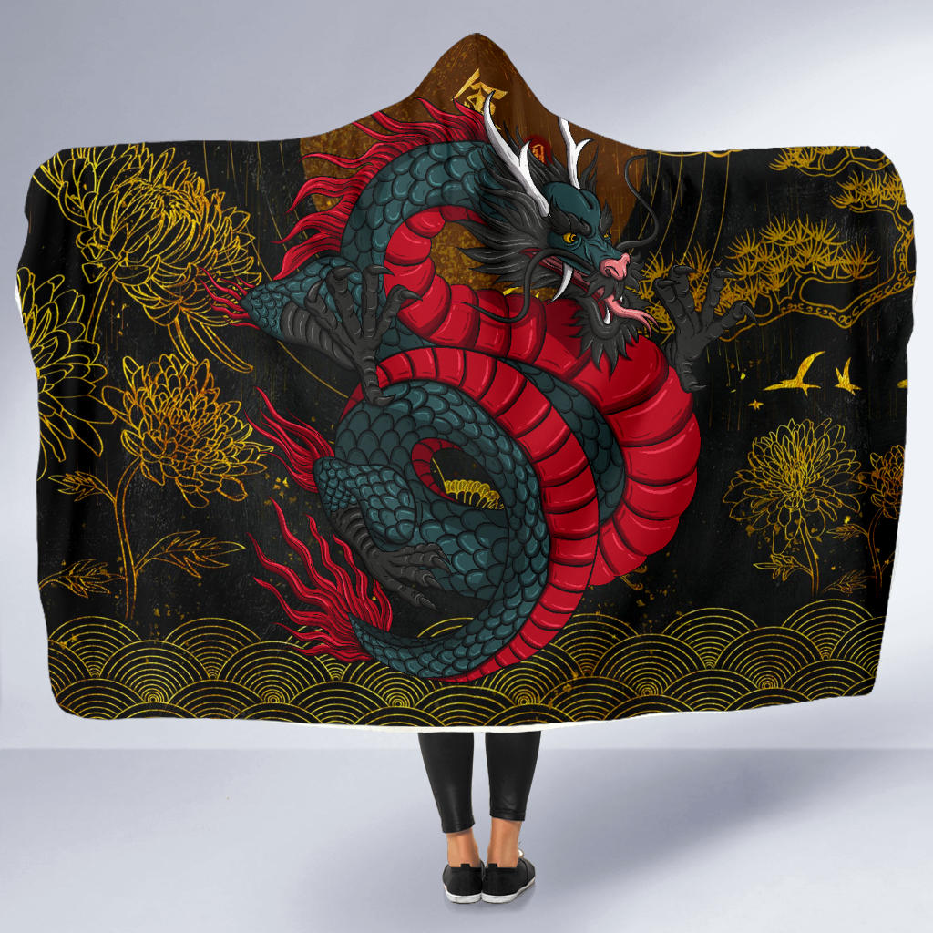 Dragon Hooded Blanket