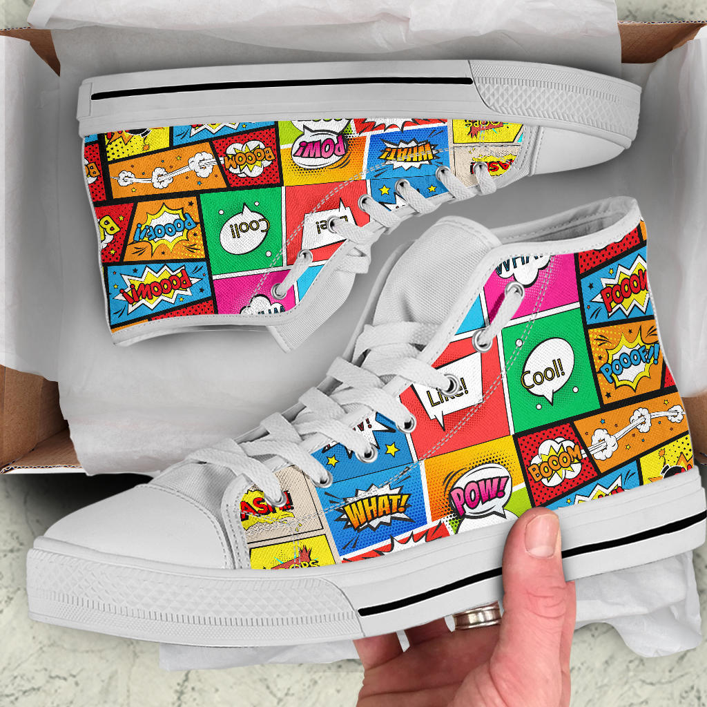 Comic Sounds High Top - TrendifyCo