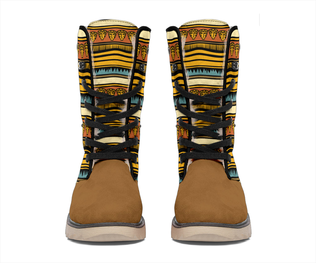 Bohemian Tribal Polar Boots - TrendifyCo