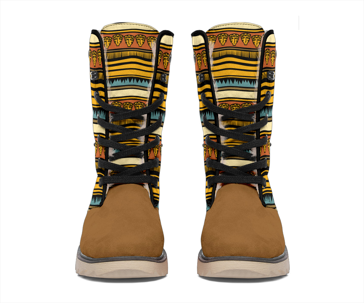 Bohemian Tribal Polar Boots - TrendifyCo