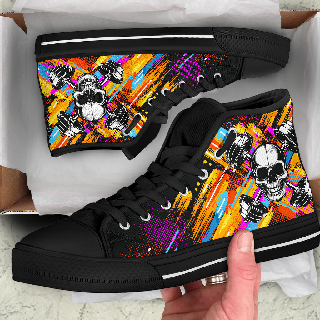 Gym Skull High Tops
