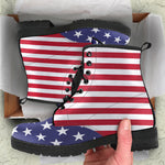 USA Flag - Custom Leather Boots