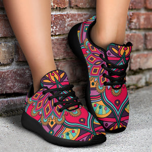 Colorful Mandala Art Sport Sneakers