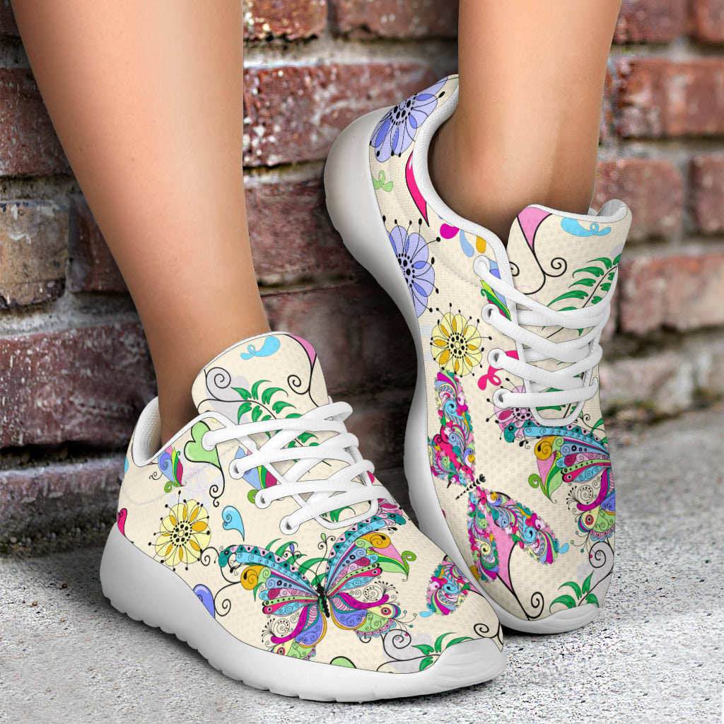 Colorful Butterflies Sneakers - TrendifyCo