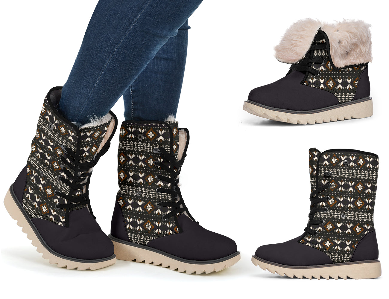 Tribal Polar Boots - TrendifyCo