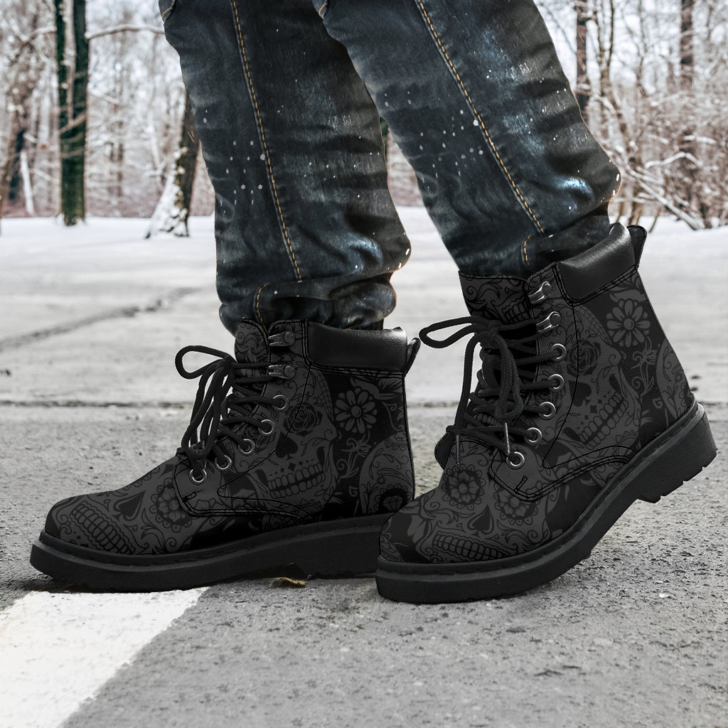 Dark Skull All-Season Boots - TrendifyCo